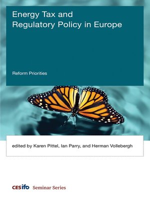 cover image of Energy Tax and Regulatory Policy in Europe